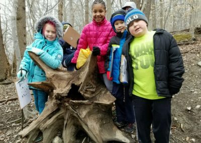 Howard County Conservancy School's Out campers find many cool things in nature as they hike the trails of Patapsco Valley around Belmont