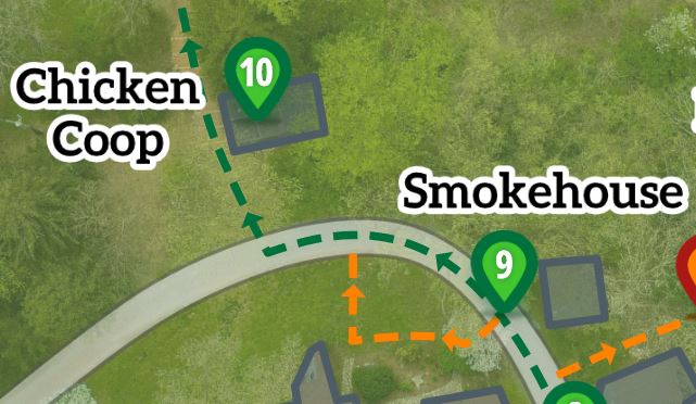 to smokehouse map
